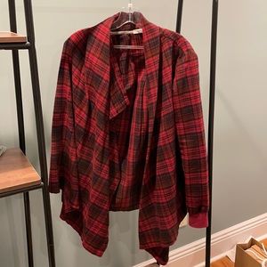 Bloomingdales - Alternative flannel cardigan size M